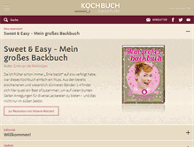 Tablet Screenshot of kochbuch-couch.de